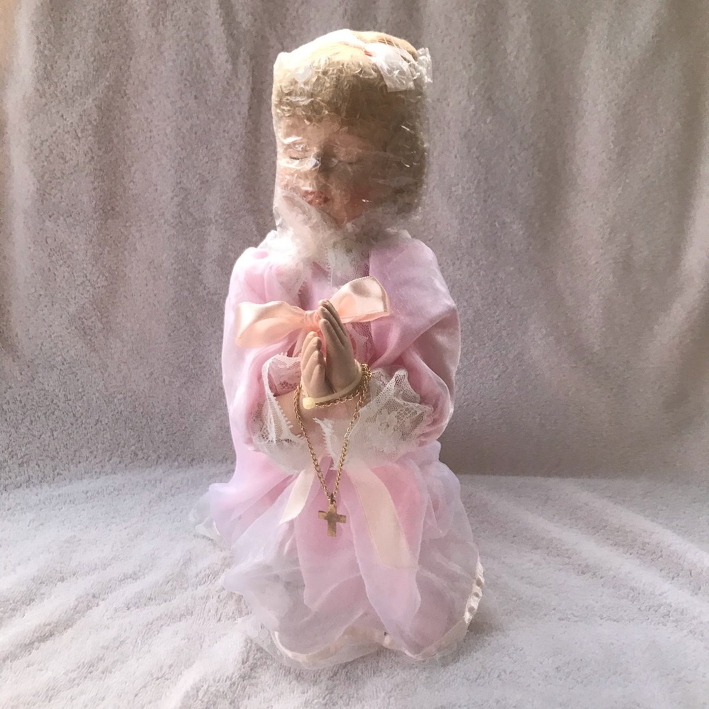 Porcelain Bedtime Prayer Doll